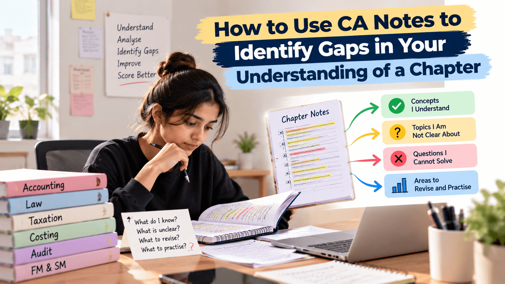 How to Use CA Notes to Identify Gaps in Your Understanding of a Chapter