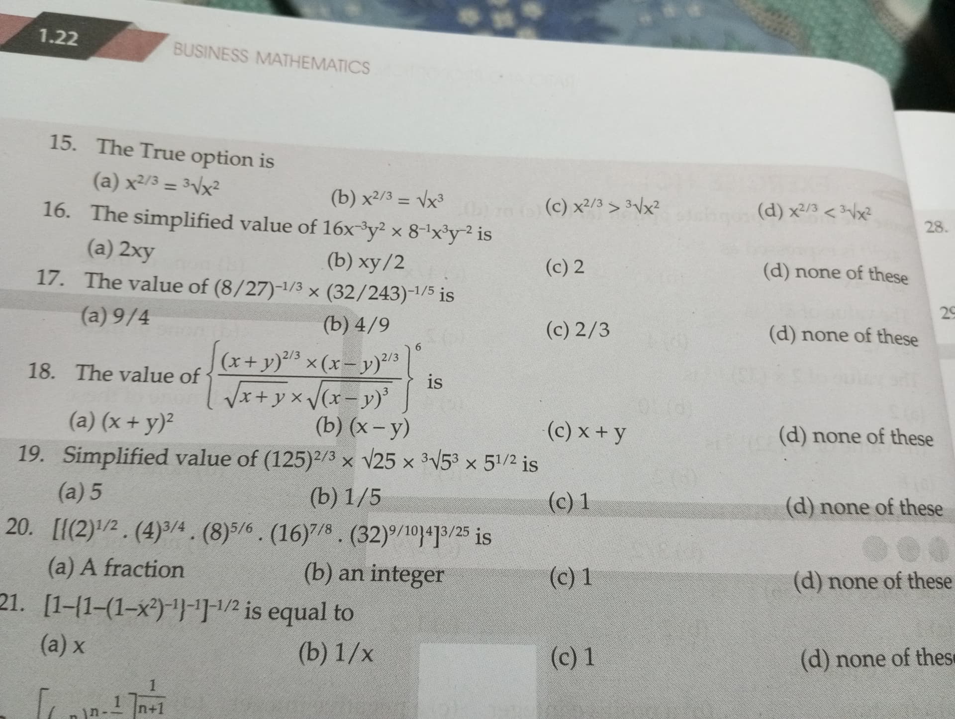 Image attached to the doubt: Heyy... Anyone can solve 18th sum please