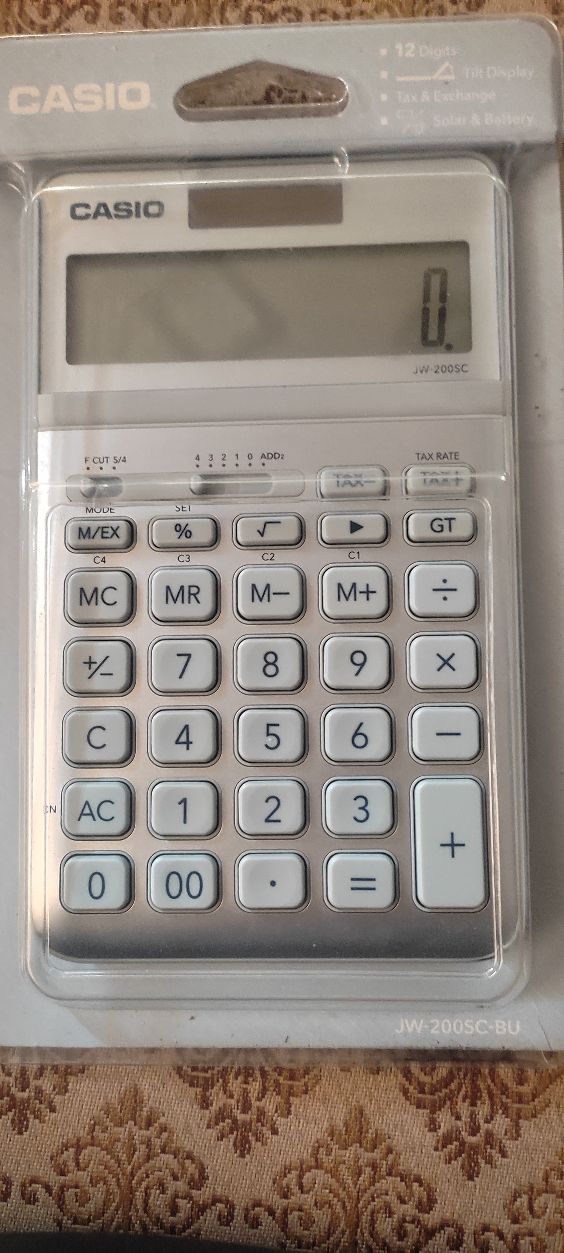 Image attached to the doubt: Is this calculator allowed in foundation