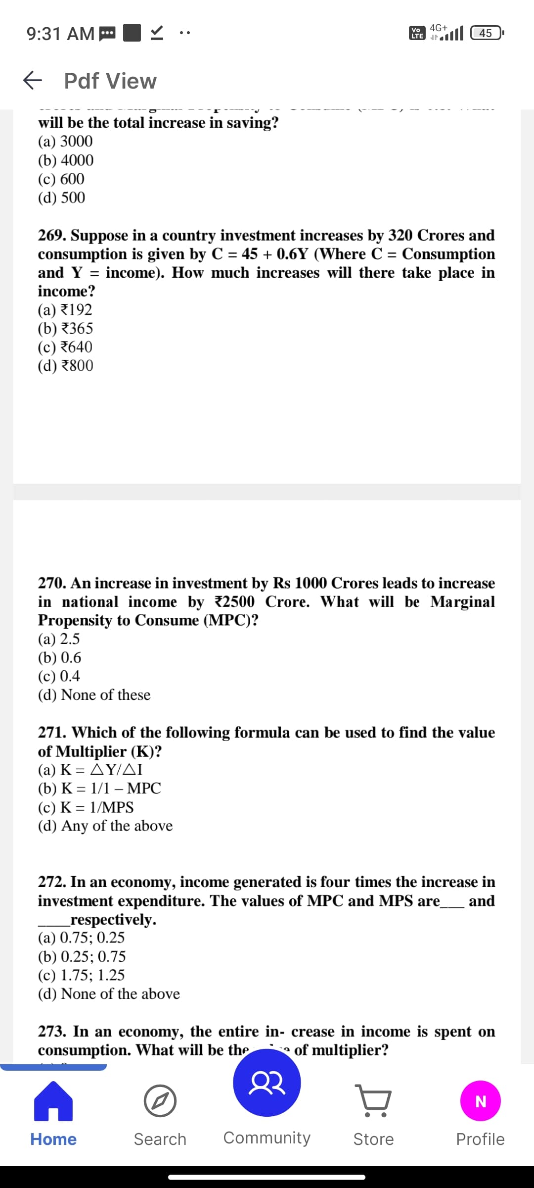Image attached to the doubt: 270 : solve this qation