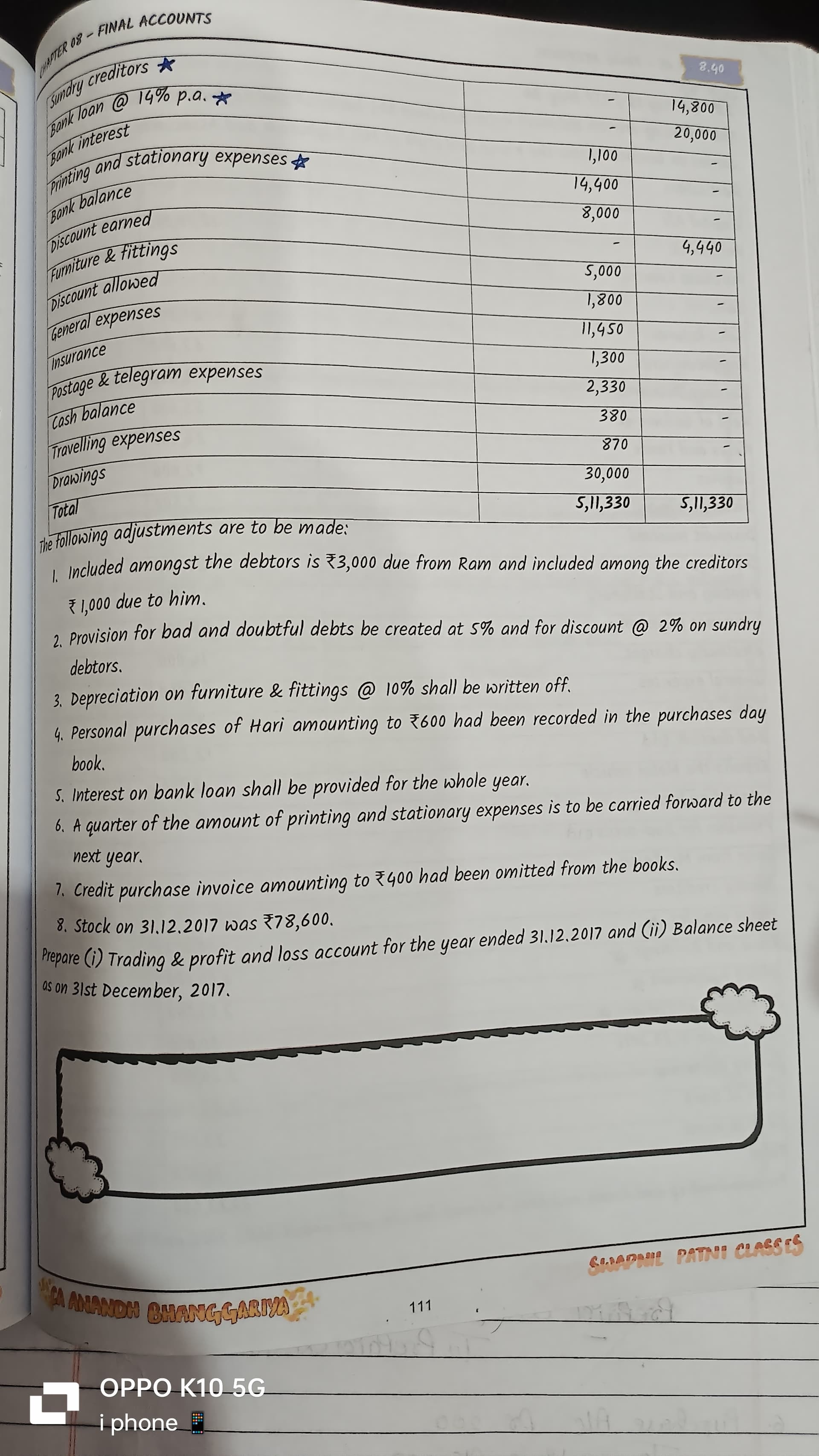 Image attached to the doubt: Please send me the answer of this question?