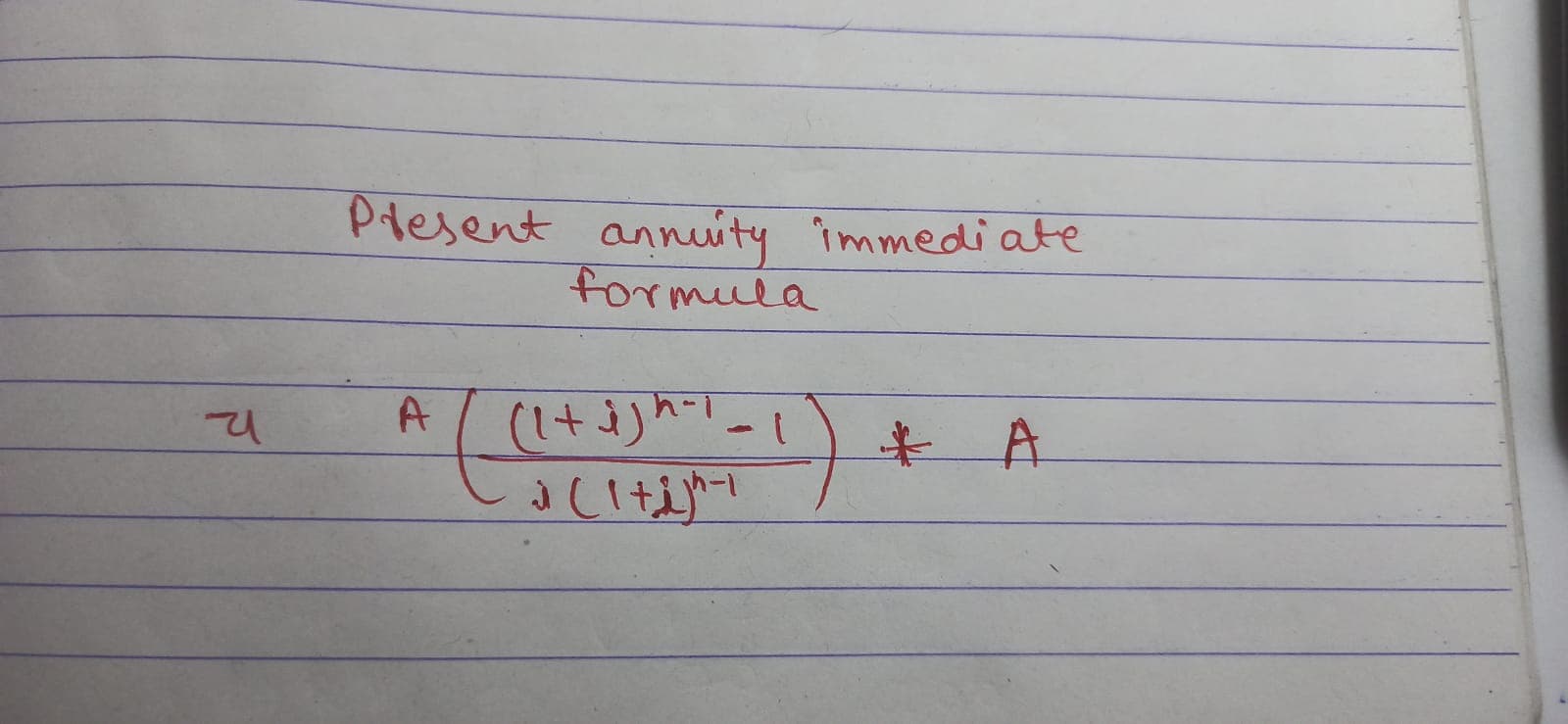 Image attached to the doubt: Formula sahi hai