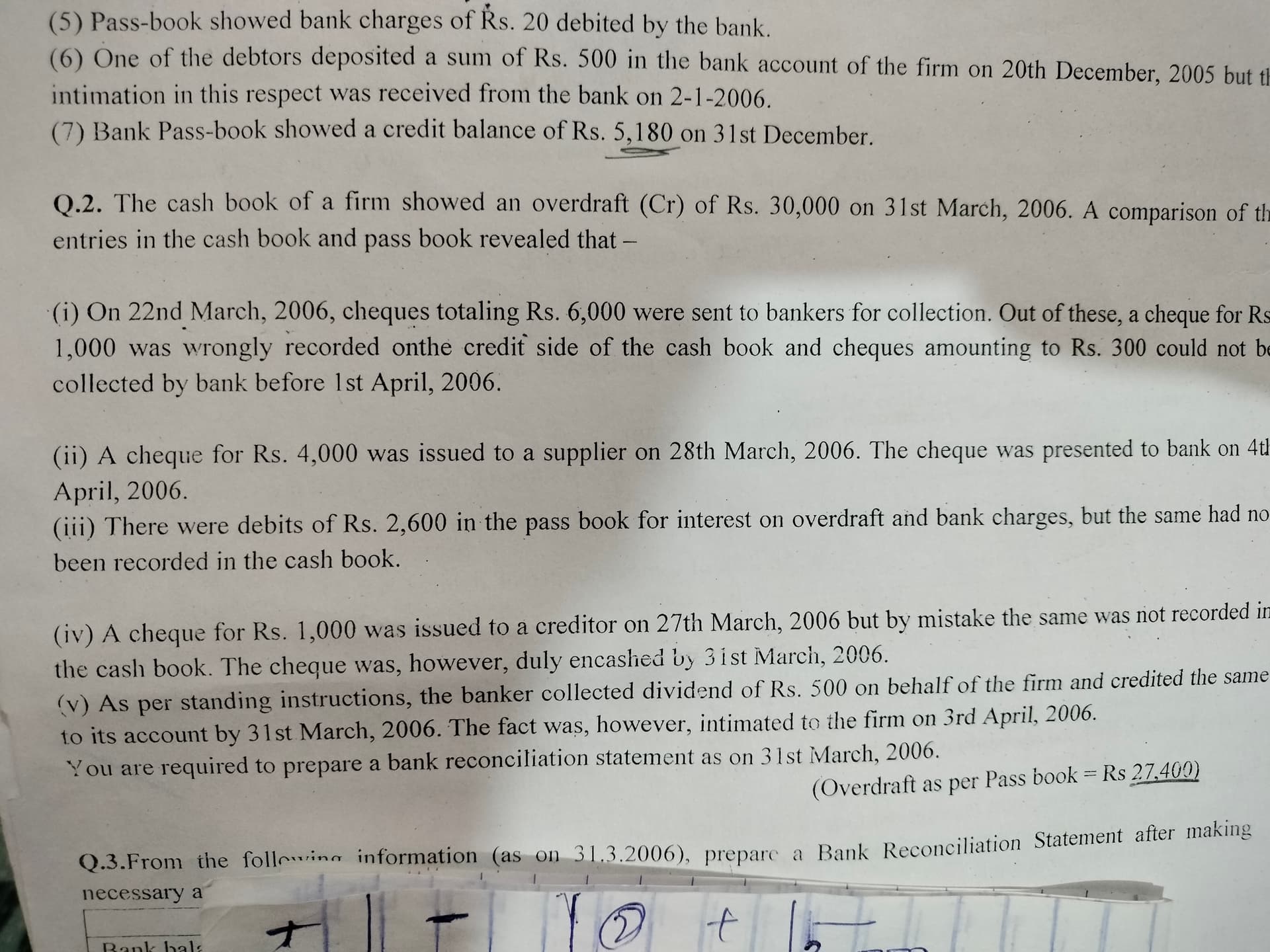 Image attached to the doubt: Can anyone help me to solve my problem in brs ques only 1 entry