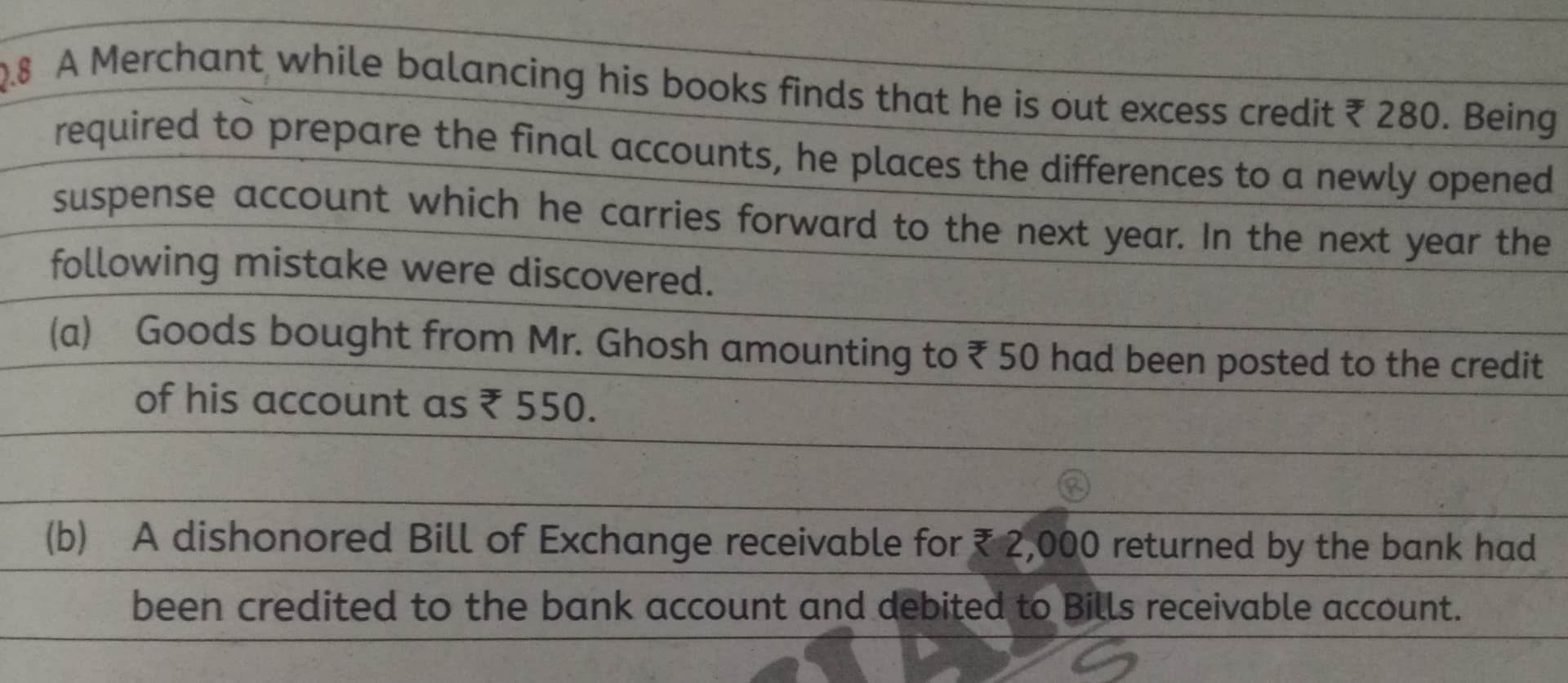 Image attached to the doubt: Question - b Someone can solve this please