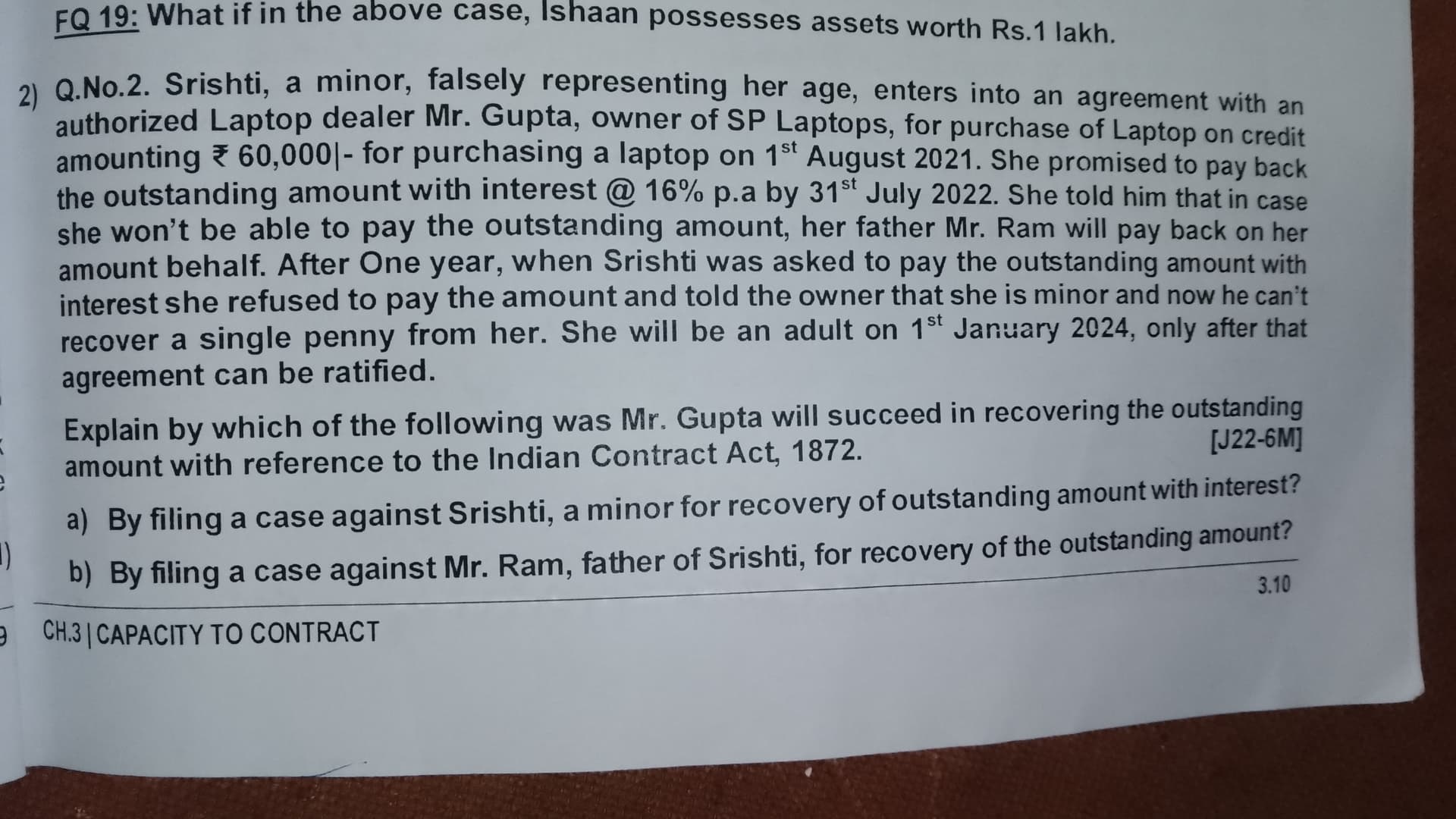 Image attached to the doubt: Case law