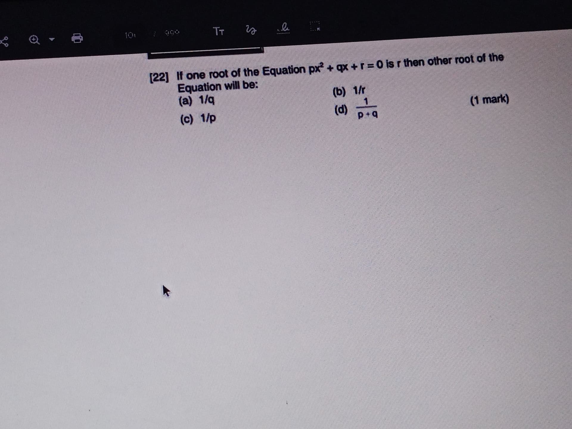 Image attached to the doubt: How to solve this question Ans A.