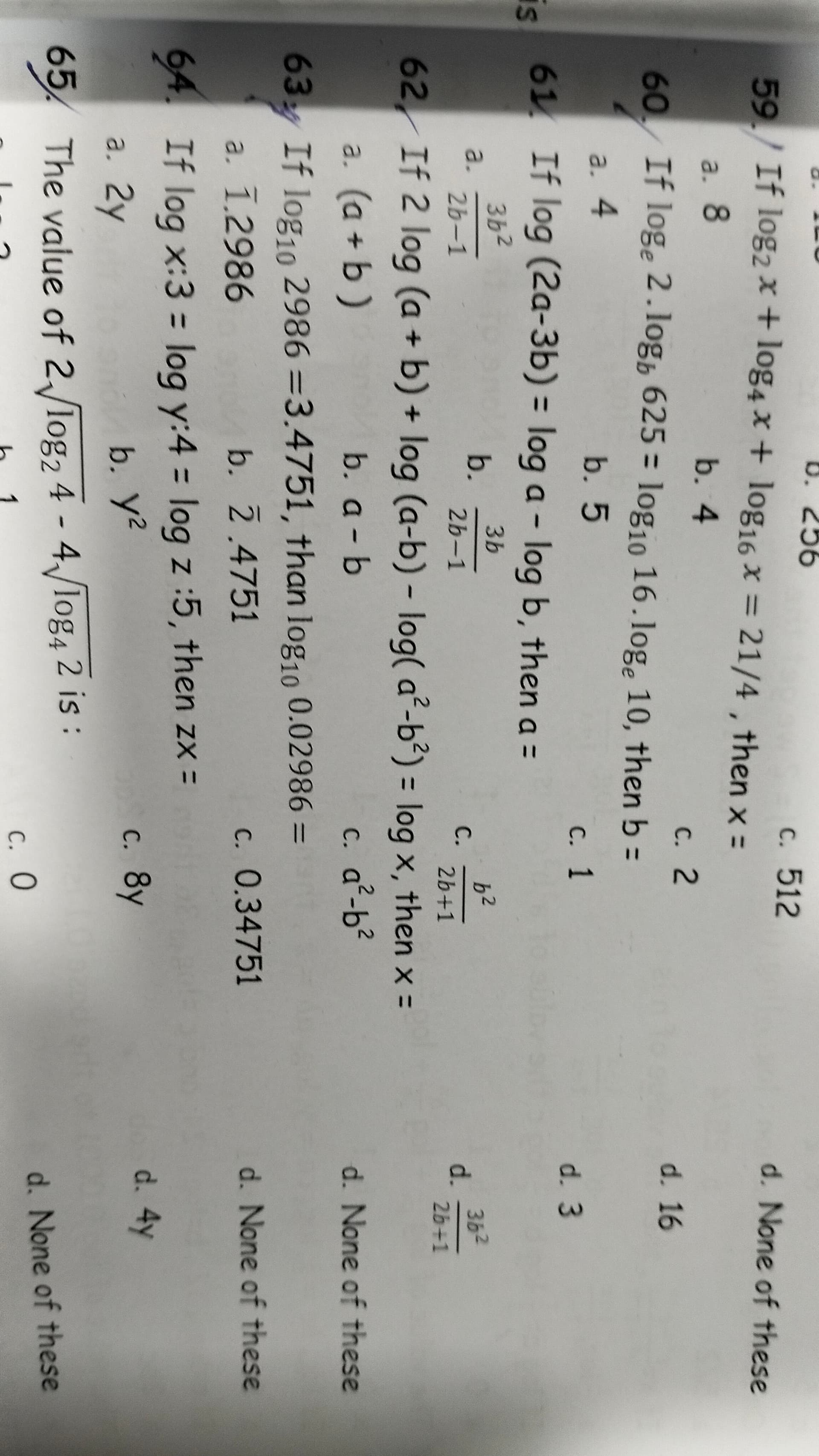Image attached to the doubt: 63 question with reason