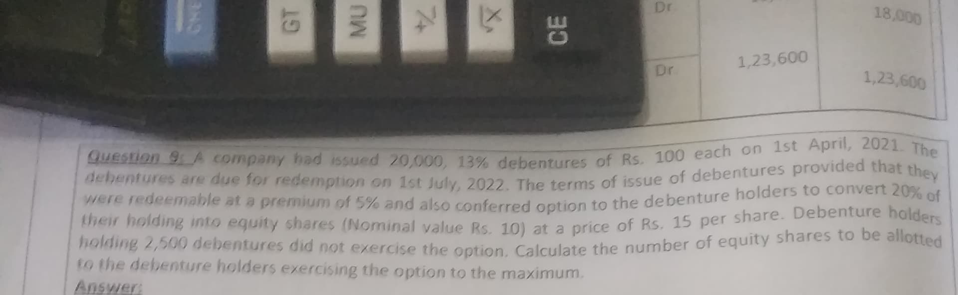 Image attached to the doubt: Please solve this question