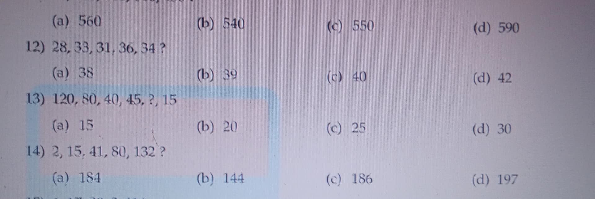Image attached to the doubt: 13th wala bta do..30 kaise hai?