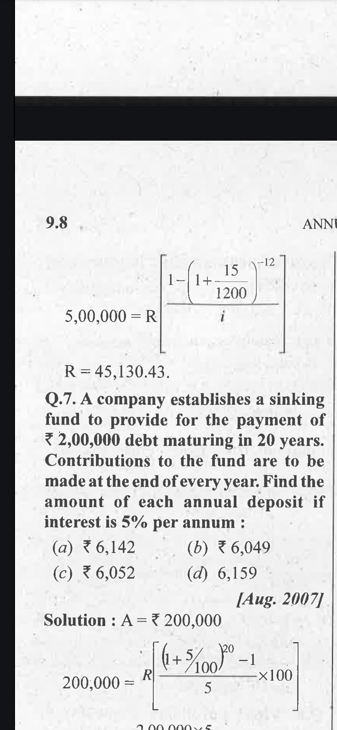 Image attached to the doubt: Can any one tell is this future valve or present valve and how