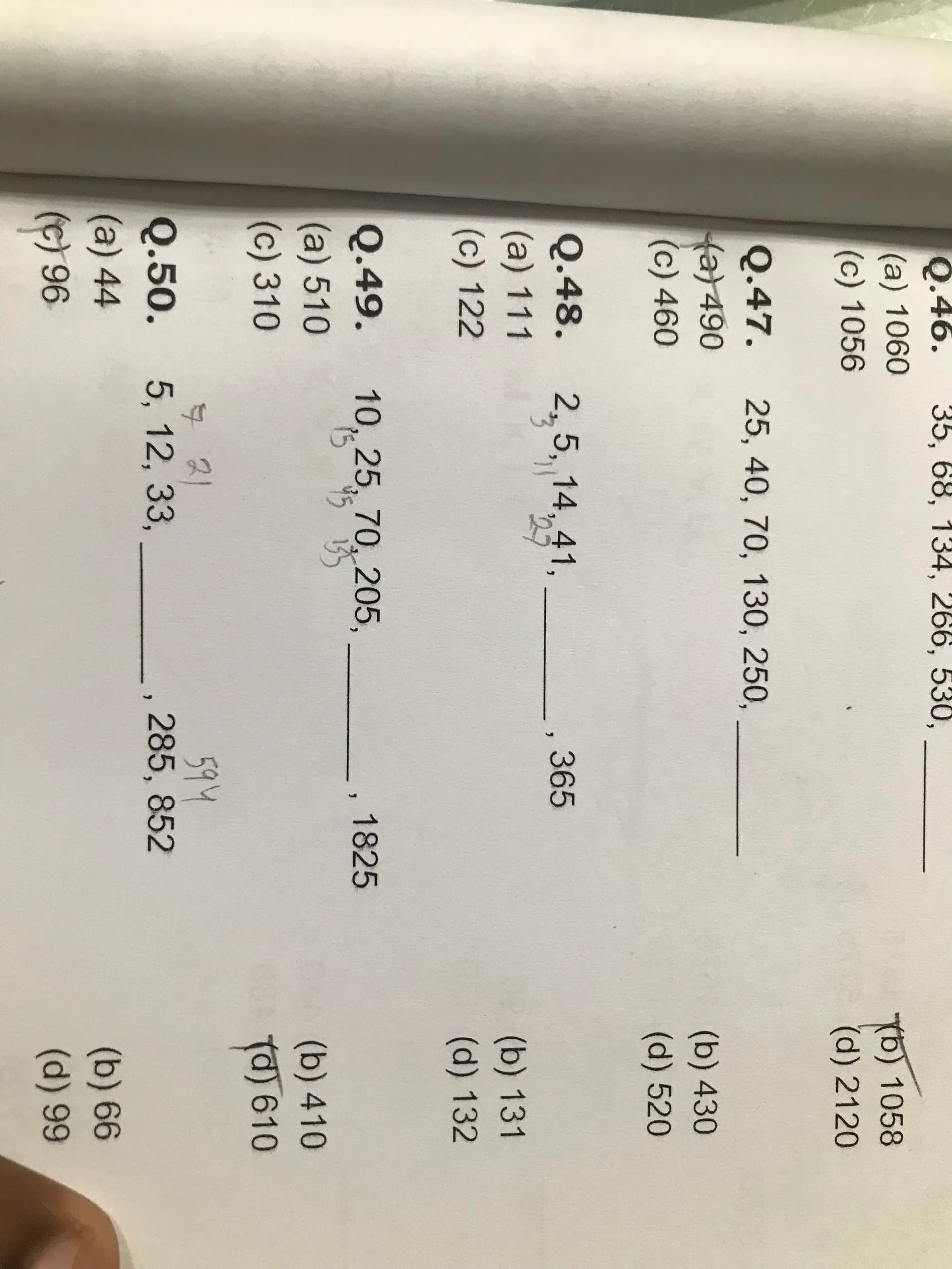 Image attached to the doubt: How to solve Ques no 48