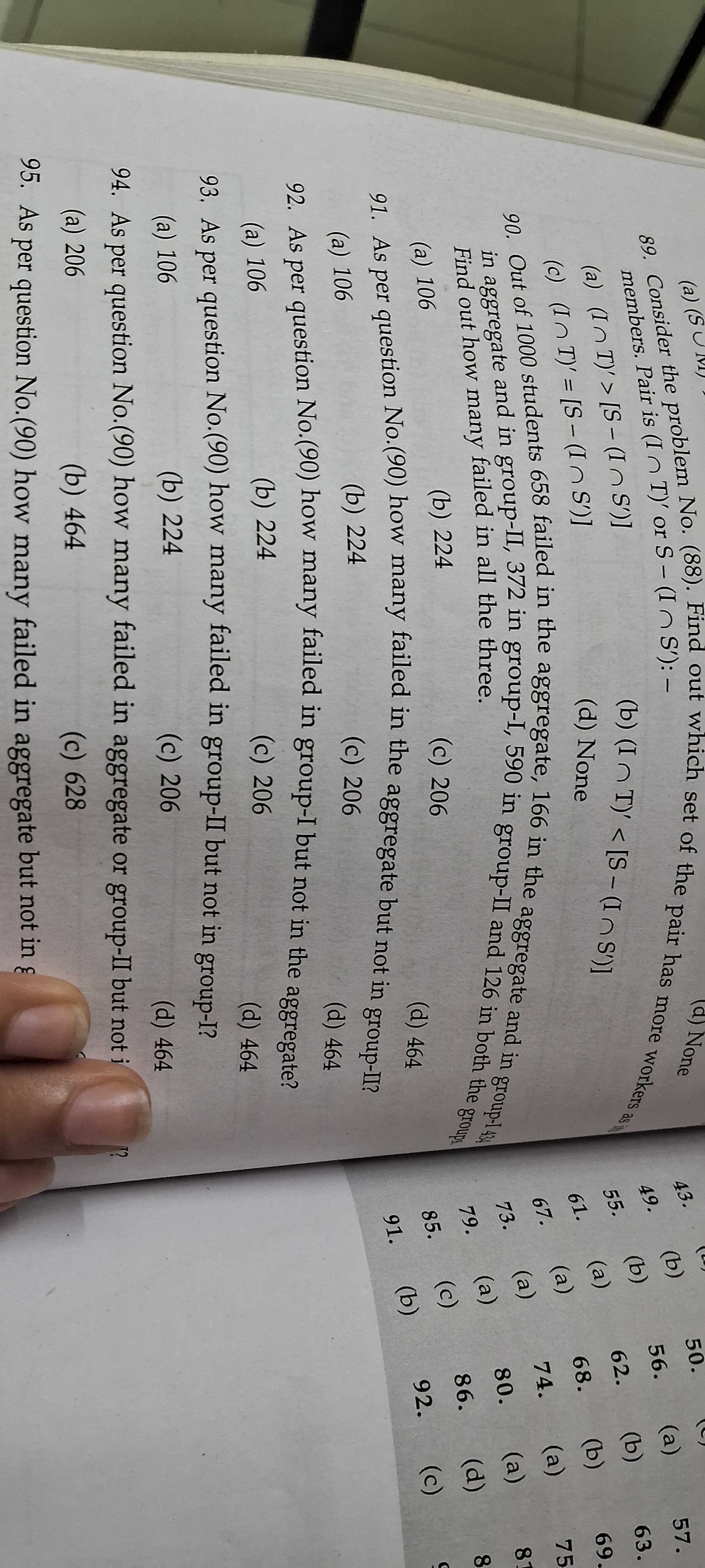Image attached to the doubt: Q no.90 can you find out the solution?