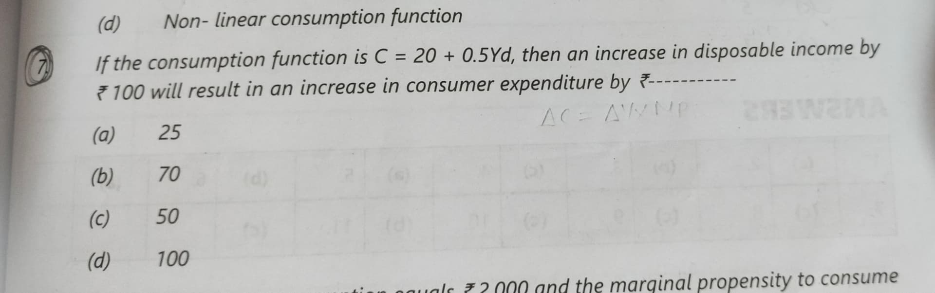 Image attached to the doubt: Can anyone solve this Ans is 50