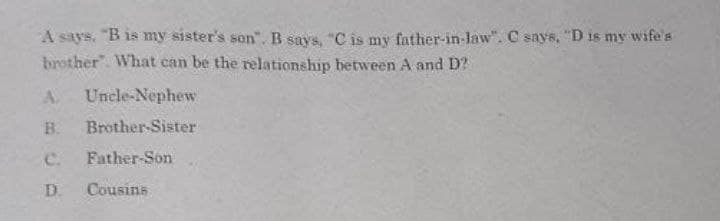Image attached to the doubt: Is it cousins ? How ?