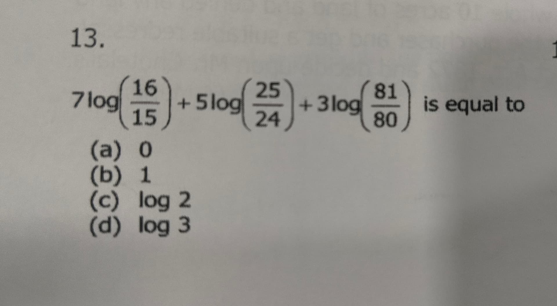 Image attached to the doubt: What is the right answer ?