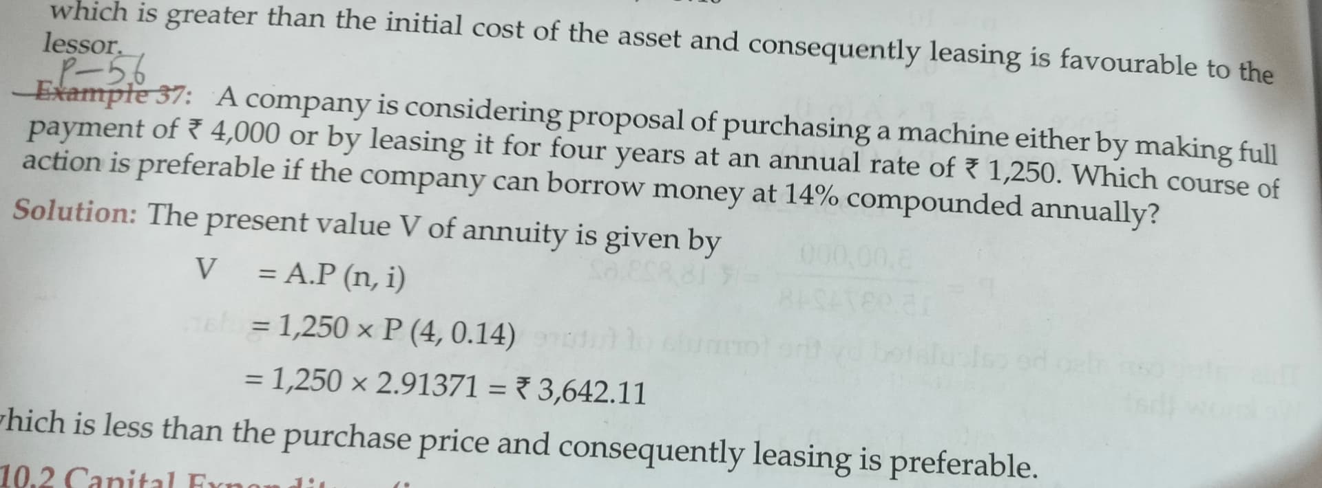 Image attached to the doubt: Is ques m agr PVAR se annuity nikale 4000 ki toh kr skte h ise ese??
