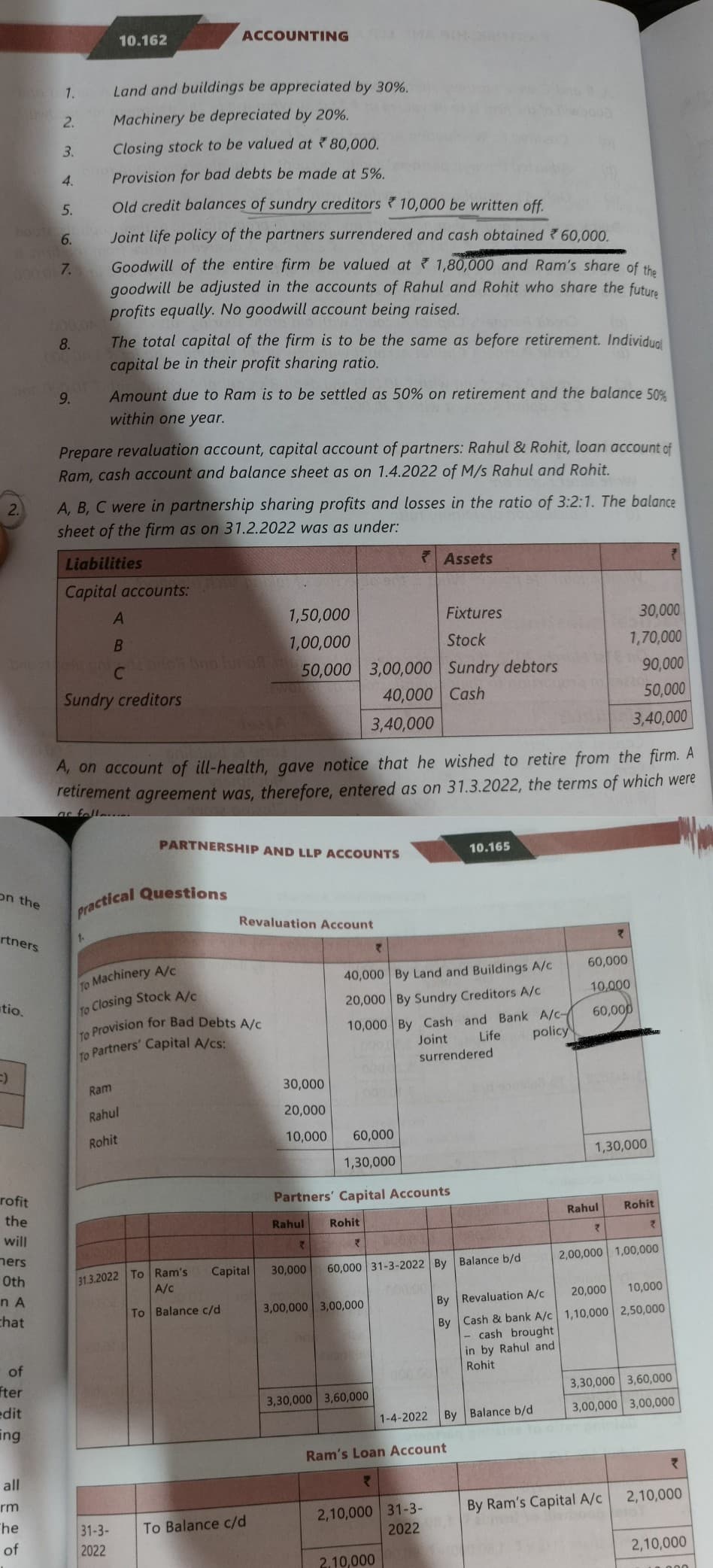Image attached to the doubt: Can anyone tell me why Joint life policy credited in revaluation acc..when amt…