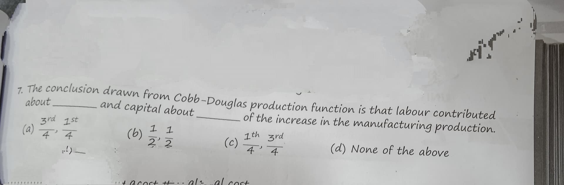 Image attached to the doubt: Please tell me ans of this question