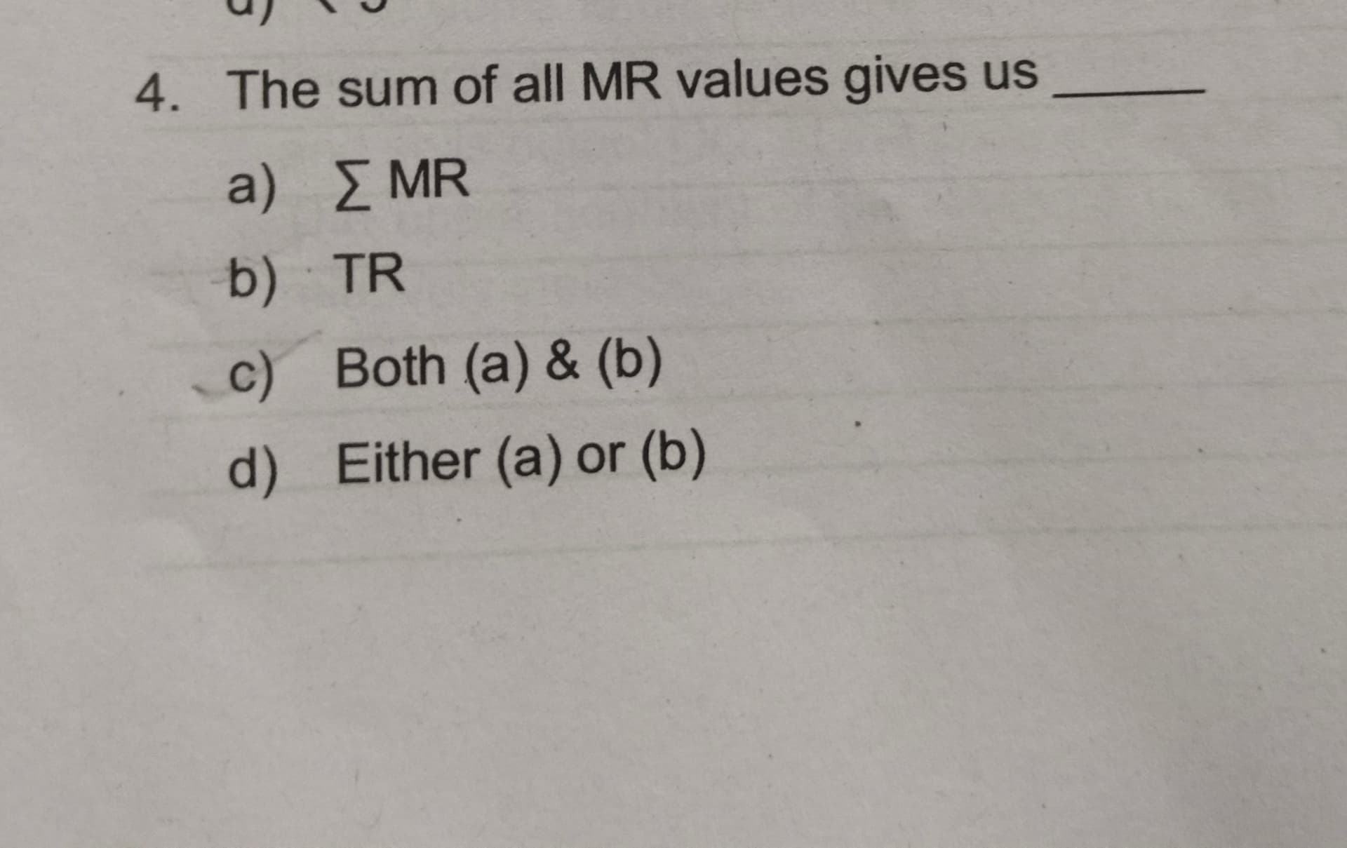 Image attached to the doubt: Answer is (b) or (c) ??