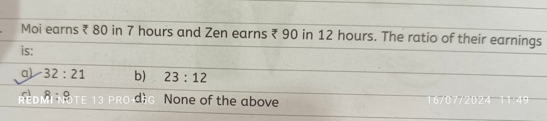 Image attached to the doubt: Solution