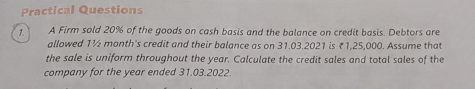 Image attached to the doubt: Can someone share solution for this question?