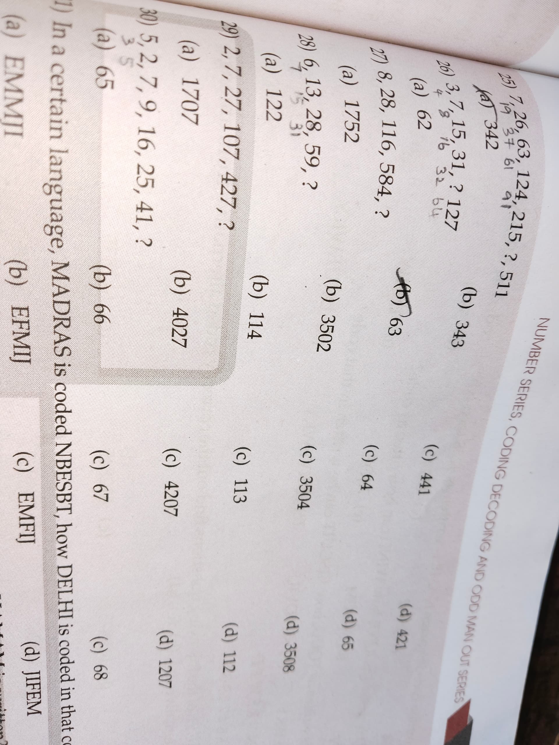 Image attached to the doubt: Question no 27)