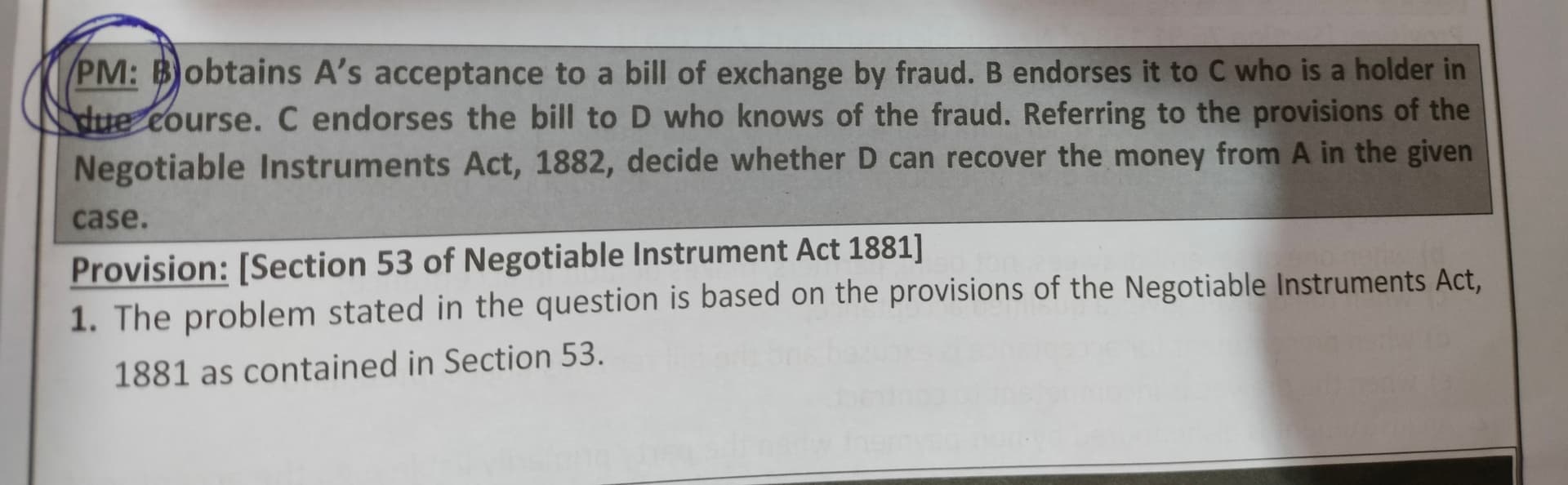 Image attached to the doubt: Can anyone tell me D can recover from A or not..From my POV he can't recover…