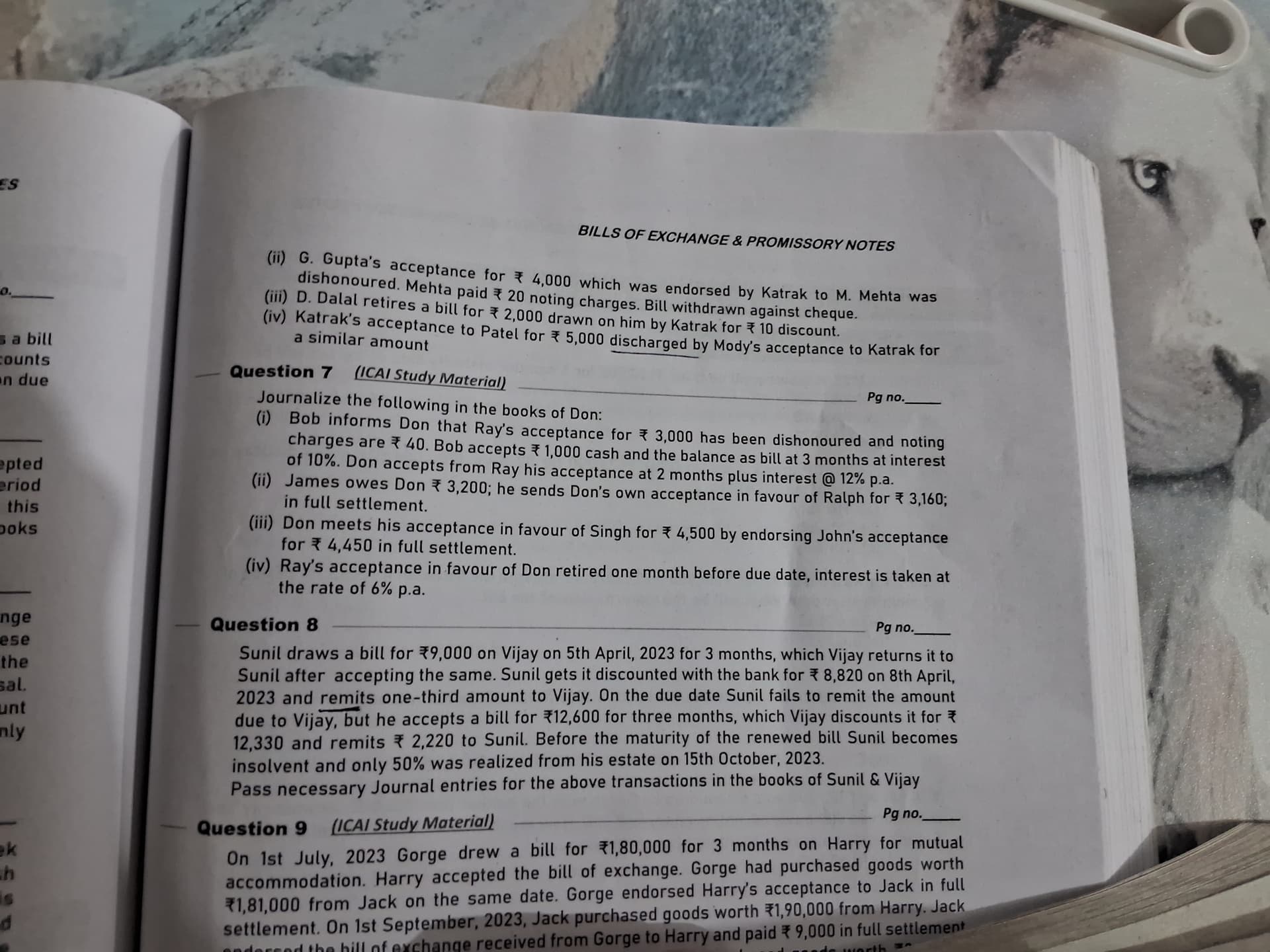 Image attached to the doubt: Question 7