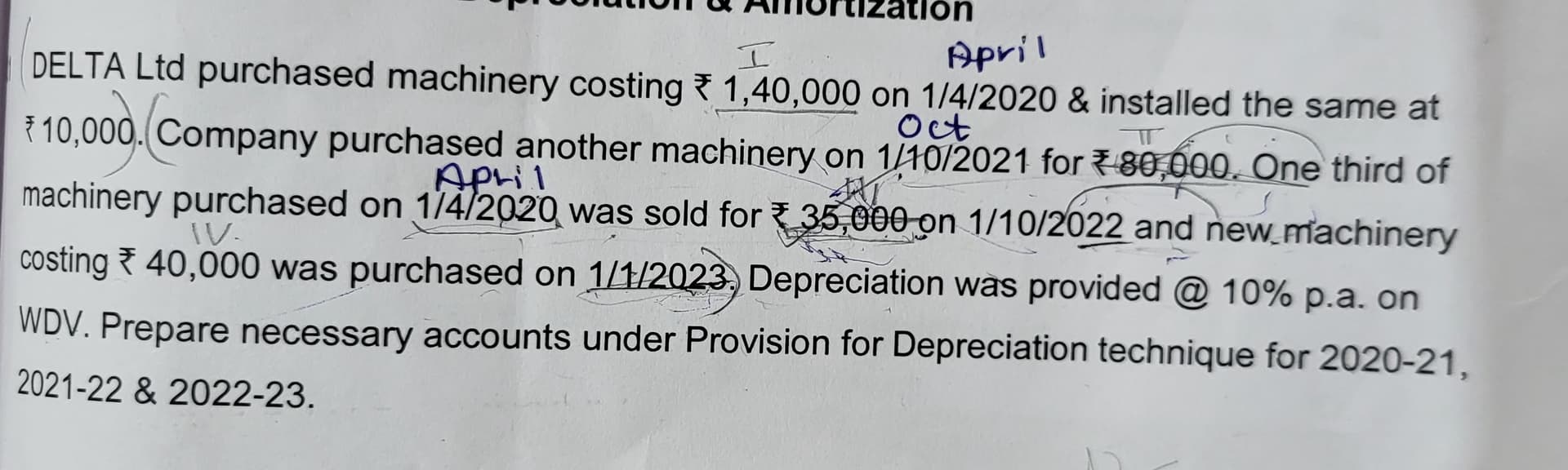 Image attached to the doubt: How to slove this sum with WN?