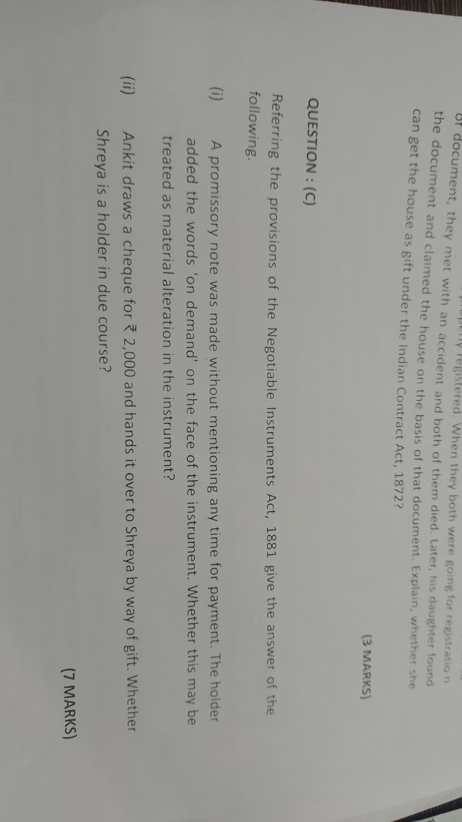 Image attached to the doubt: Answer this please Now only itself..