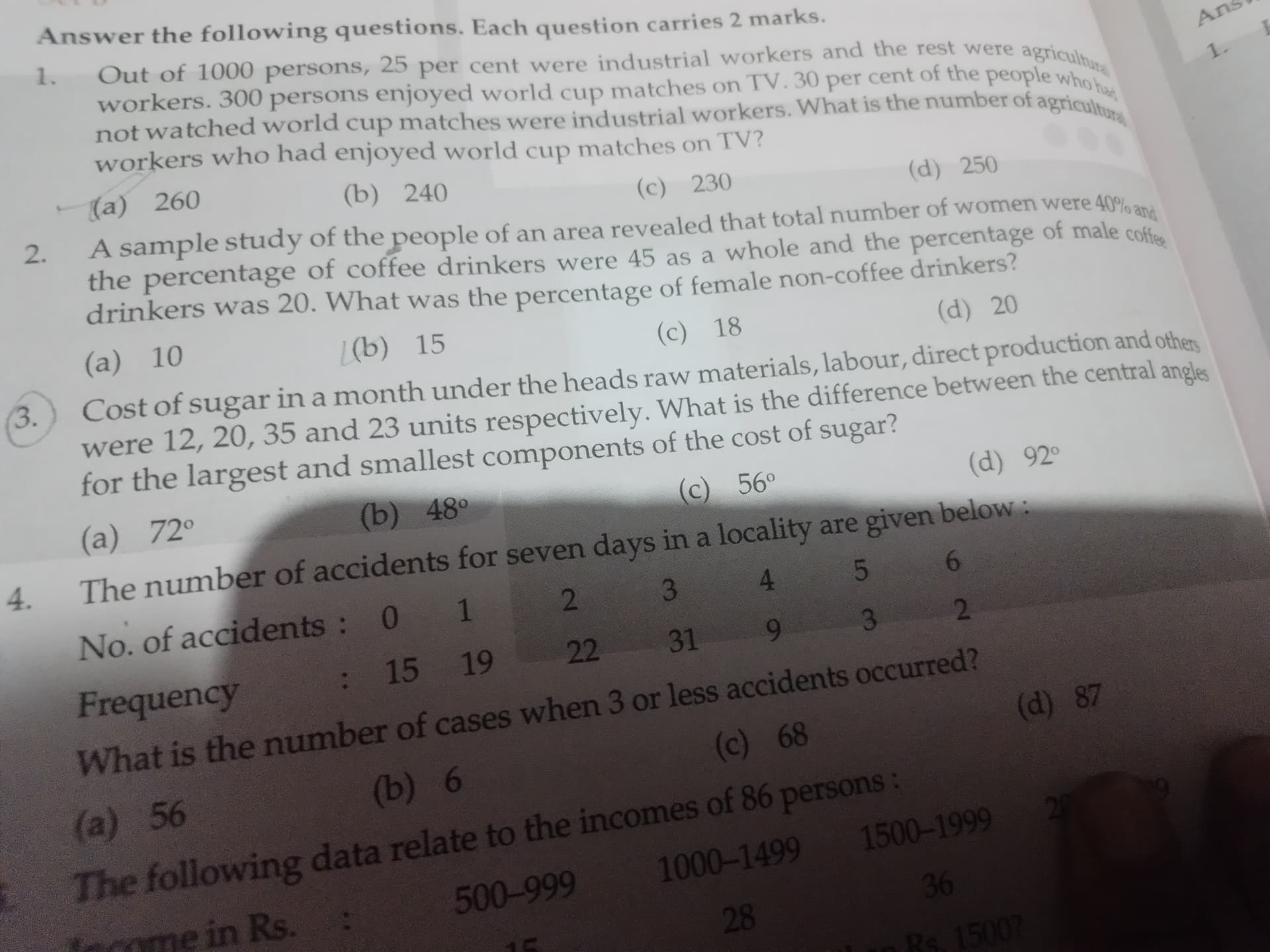Image attached to the doubt: Q 3 ?