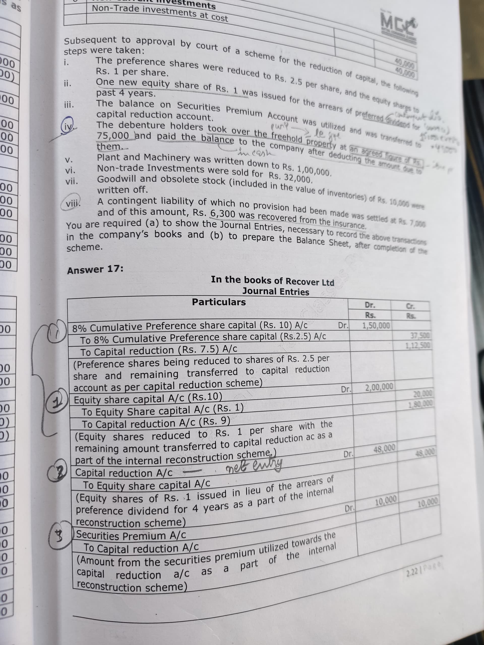 Image attached to the doubt: Point 8th and 4th?
