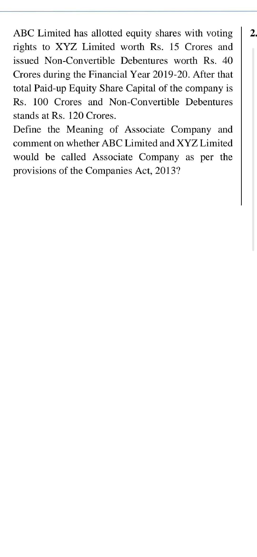 Image attached to the doubt: How to solve case study