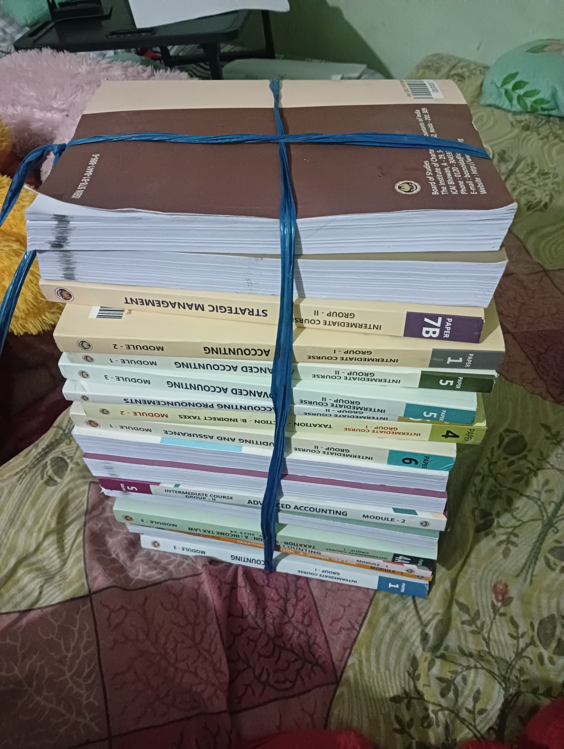 Image attached to the doubt: Anyone want ca intermediate both the group books I have and I want to sell it…