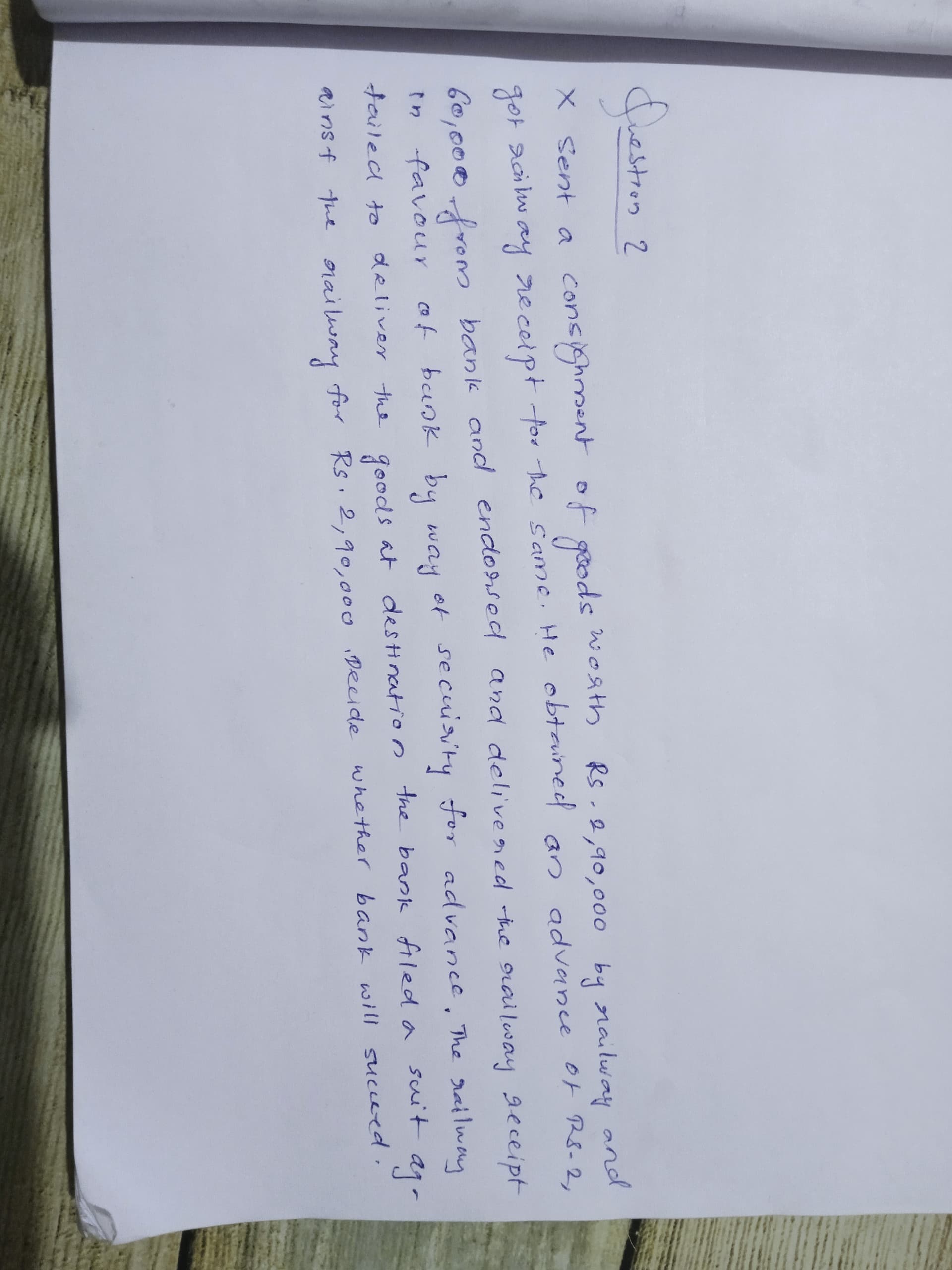 Image attached to the doubt: How to answer case laws like this