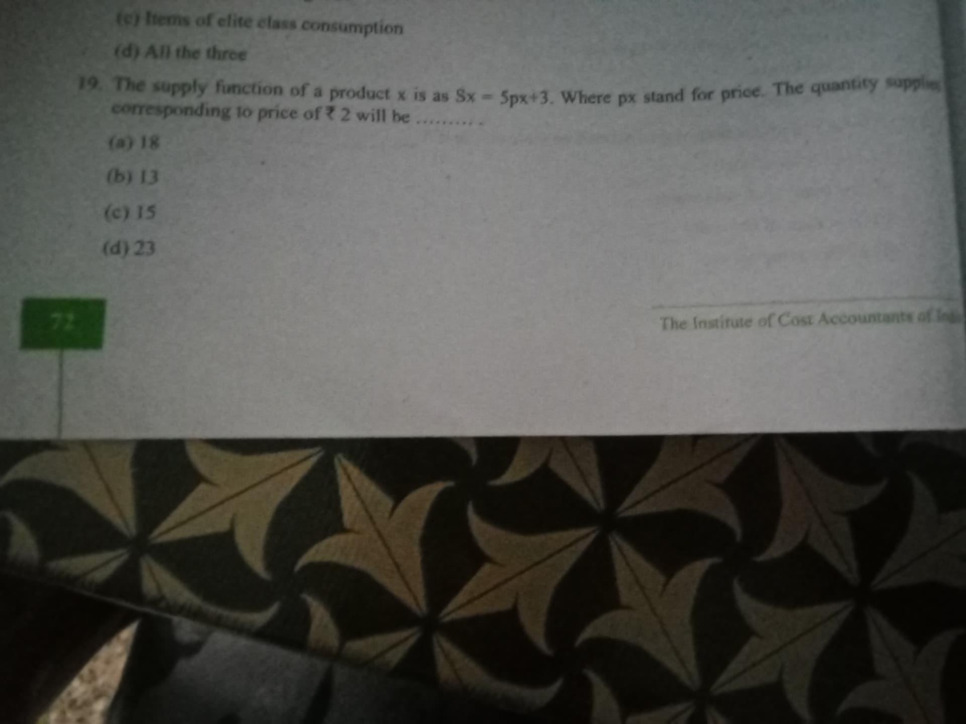 Image attached to the doubt: Answer pls?