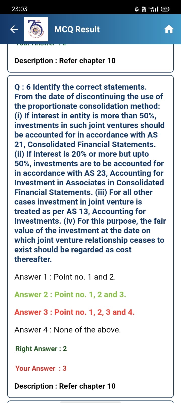 Image attached to the doubt: Why not point 4 is right though in the module 4th point is together with other…