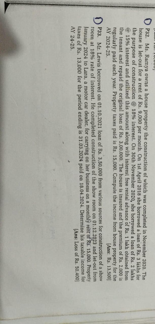 Image attached to the doubt: Can any one help me in solving these two questions?