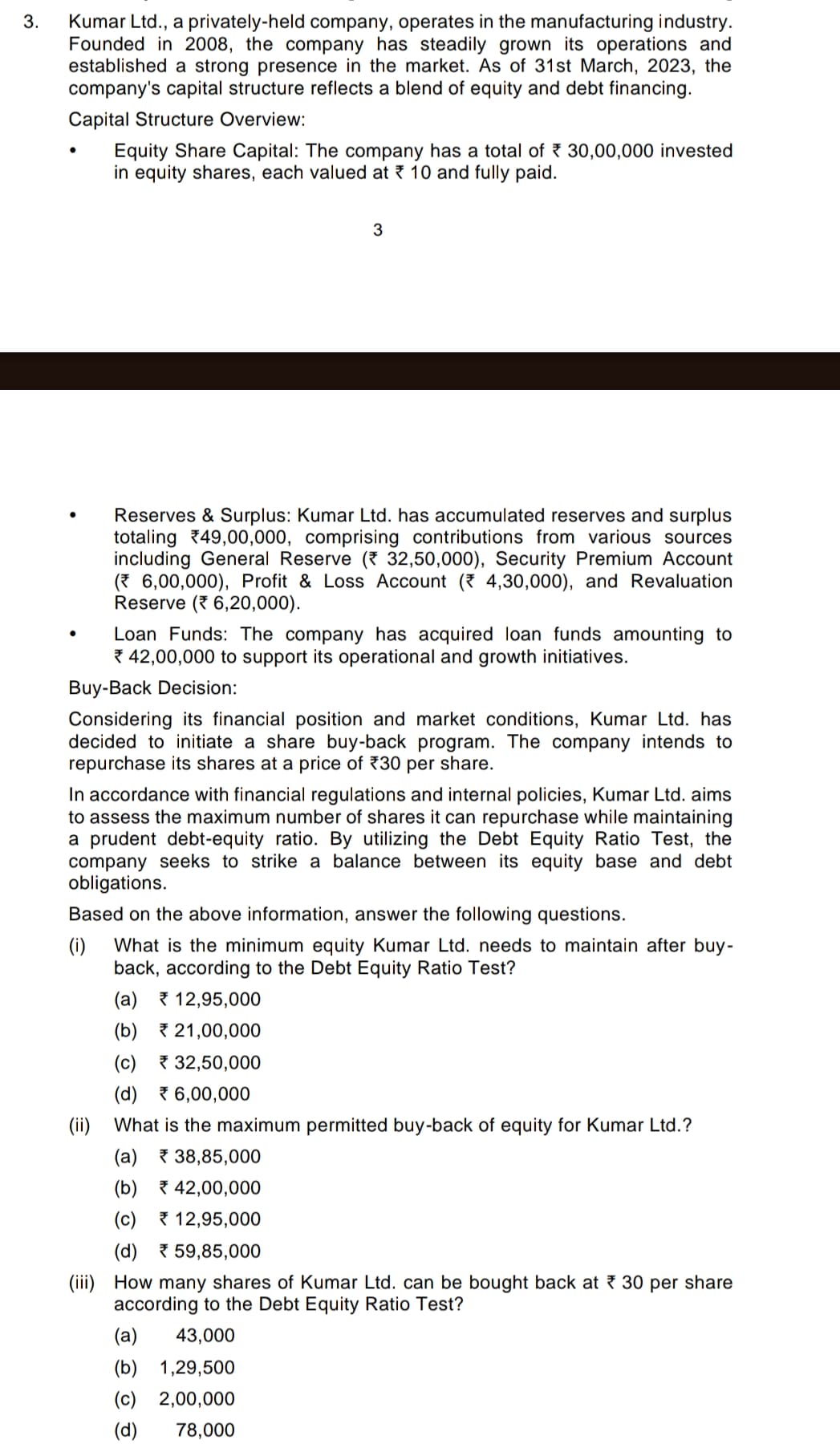 Image attached to the doubt: Can anyone solve this question with proper explanation
