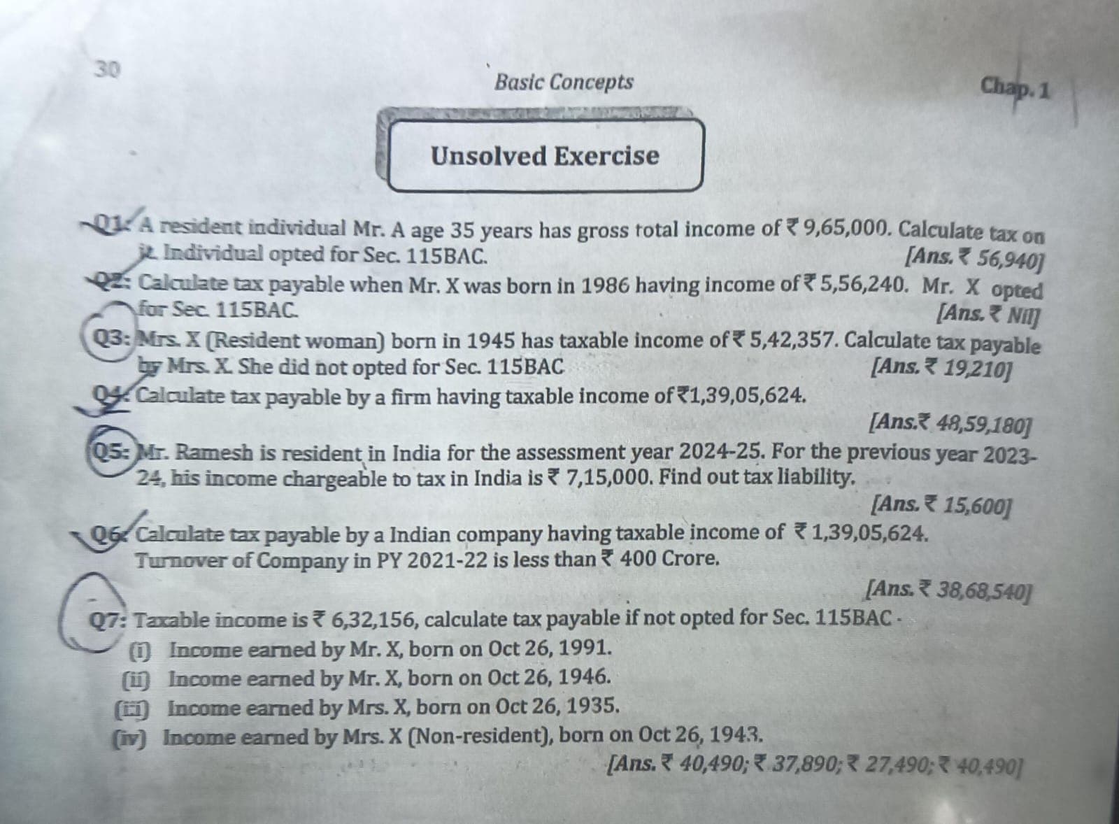Image attached to the doubt: Q6