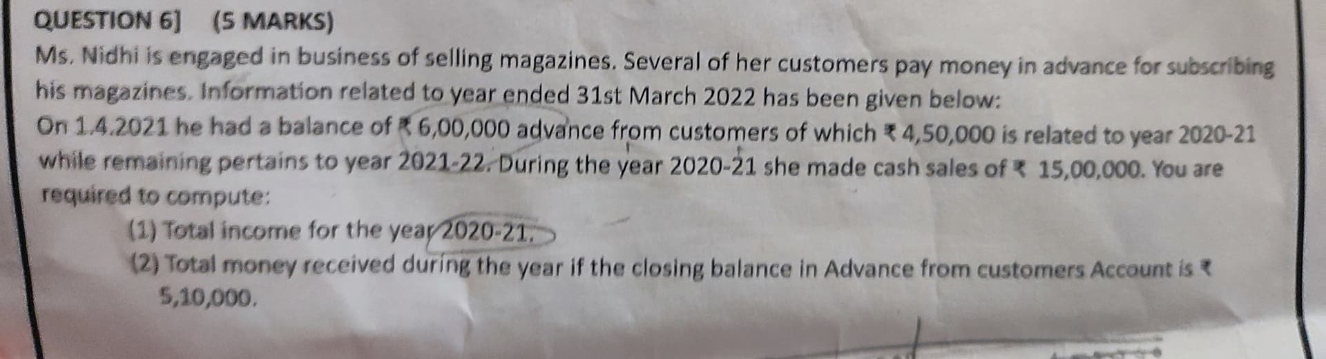 Image attached to the doubt: Can any one solve this?
