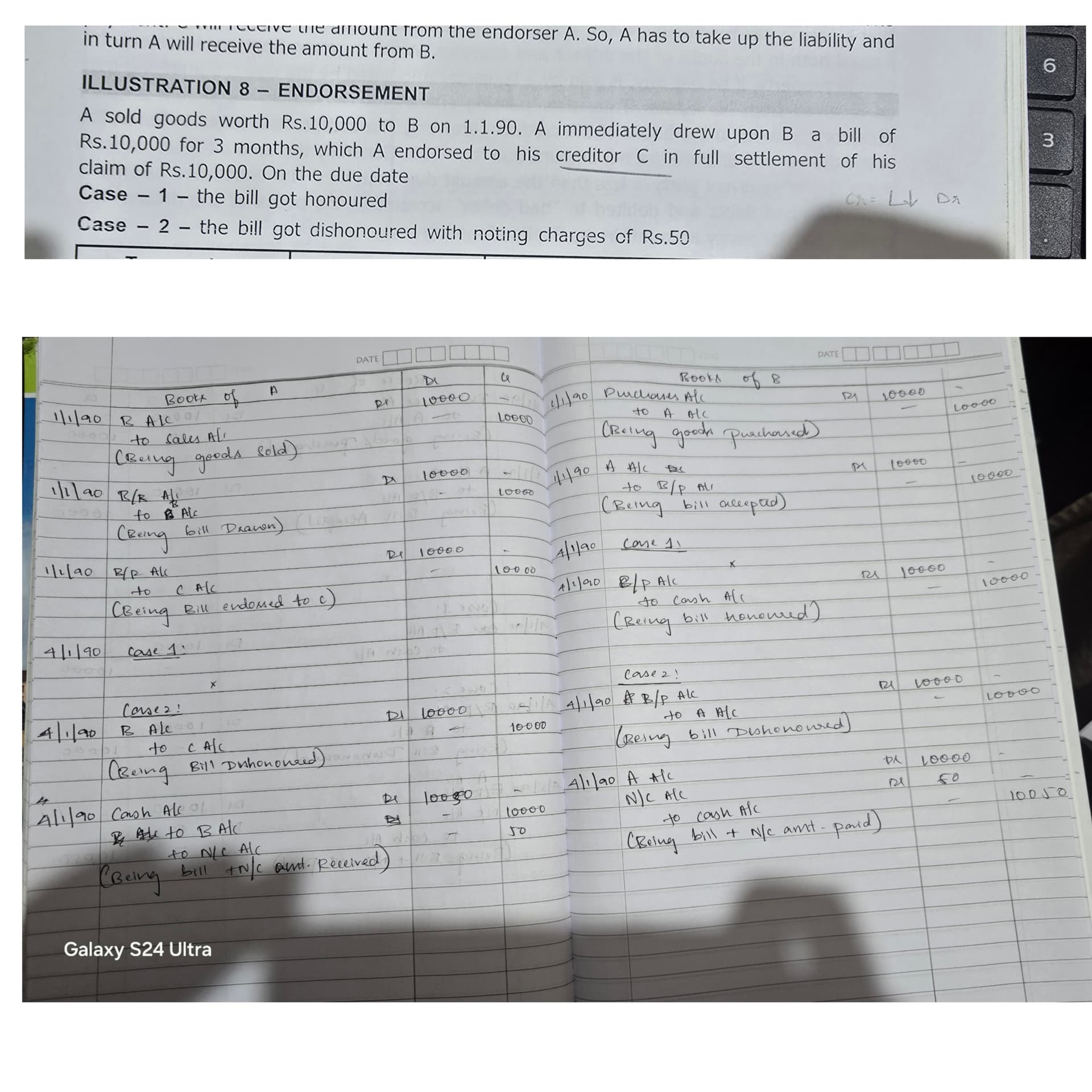 Image attached to the doubt: Is the answer for this question right??