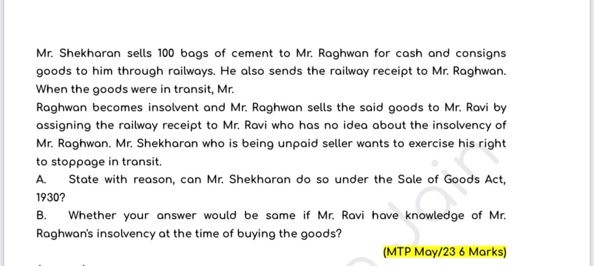 Image attached to the doubt: Solve the question