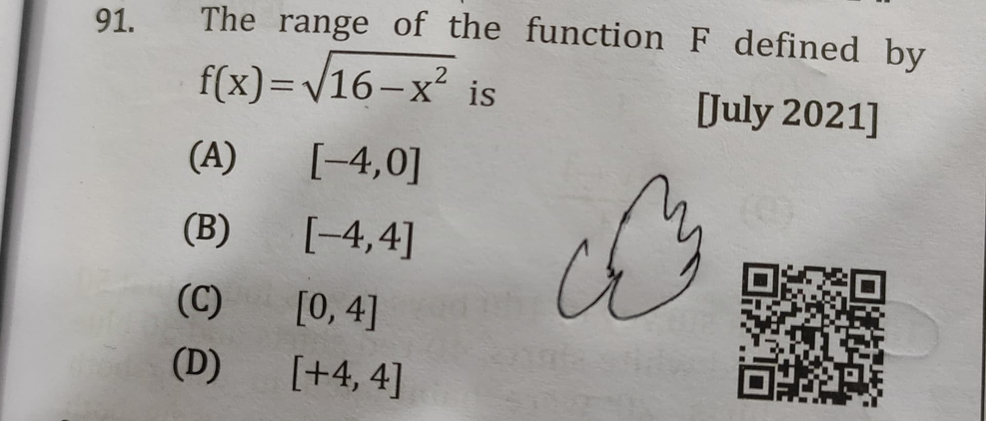 Image attached to the doubt: How to solve this question