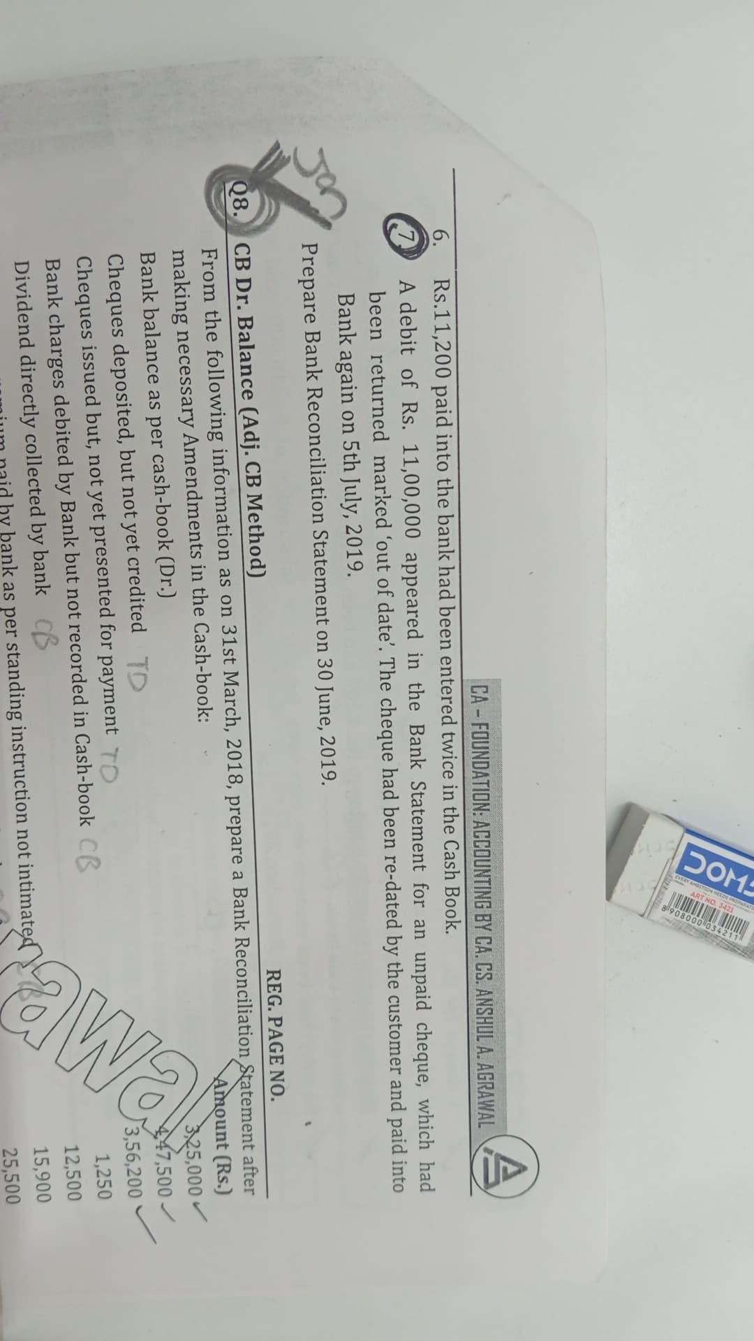 Image attached to the doubt: Koi yeh 7th wala transaction samjha saktha hai?