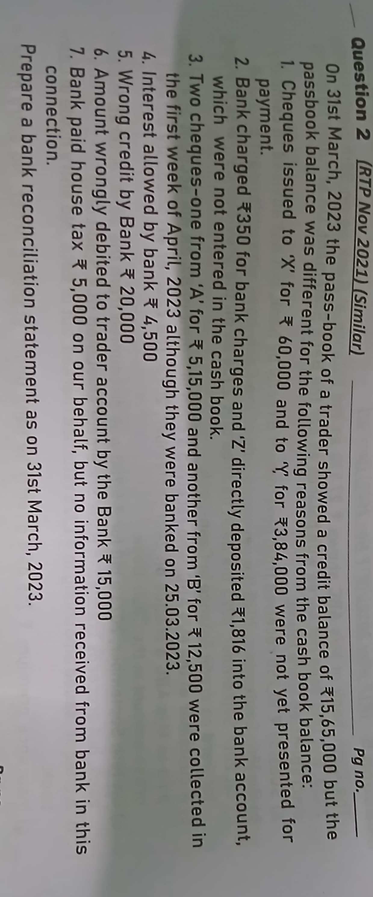 Image attached to the doubt: Send me the solution of this problem