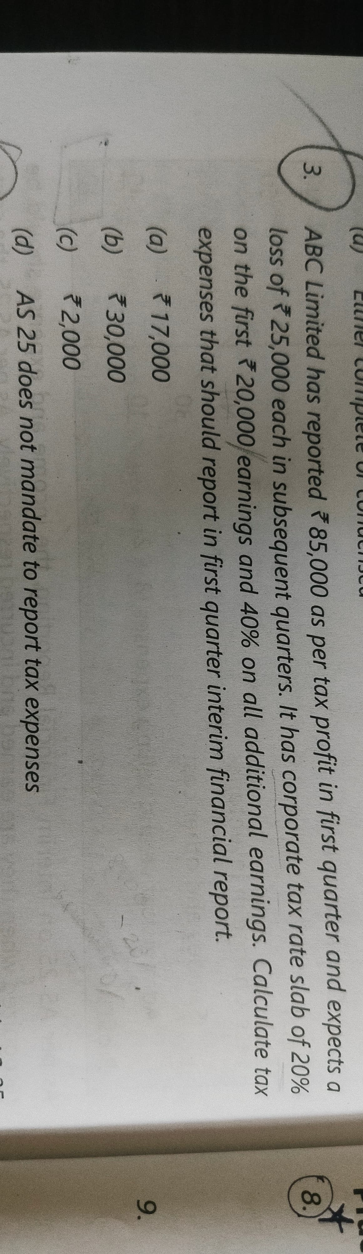 Image attached to the doubt: AS-25 computation please