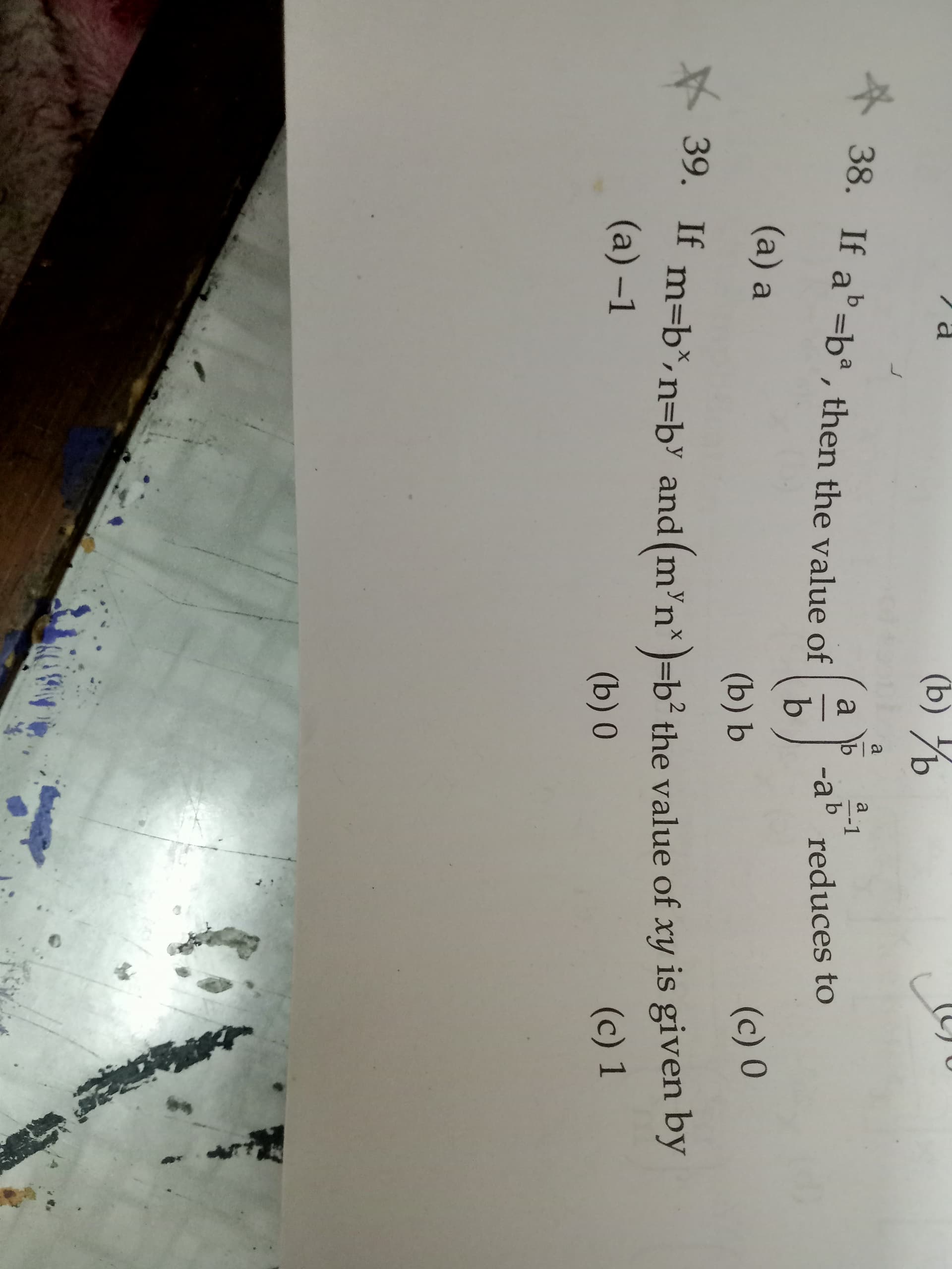 Image attached to the doubt: 38 and 39