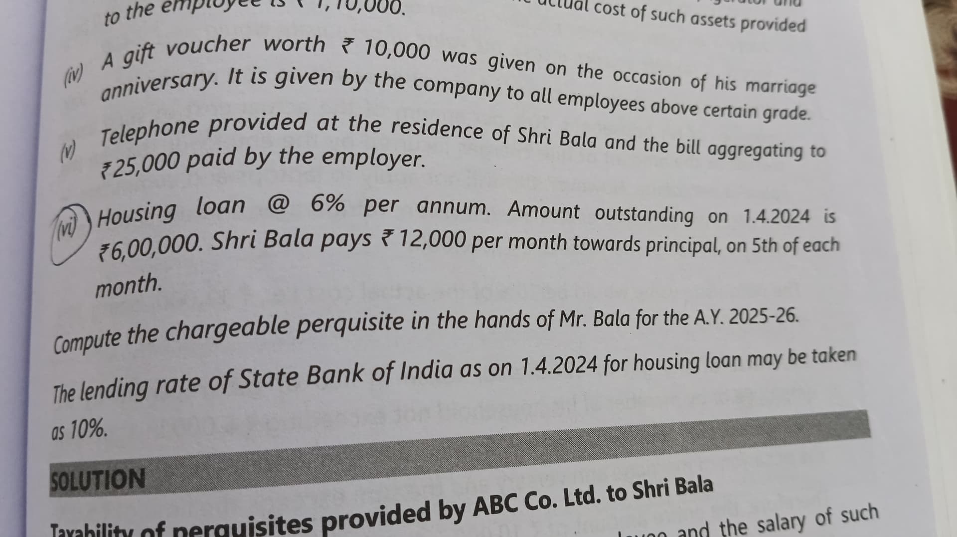 Image attached to the doubt: Can anyone explain adjustment (vi) in simple...?