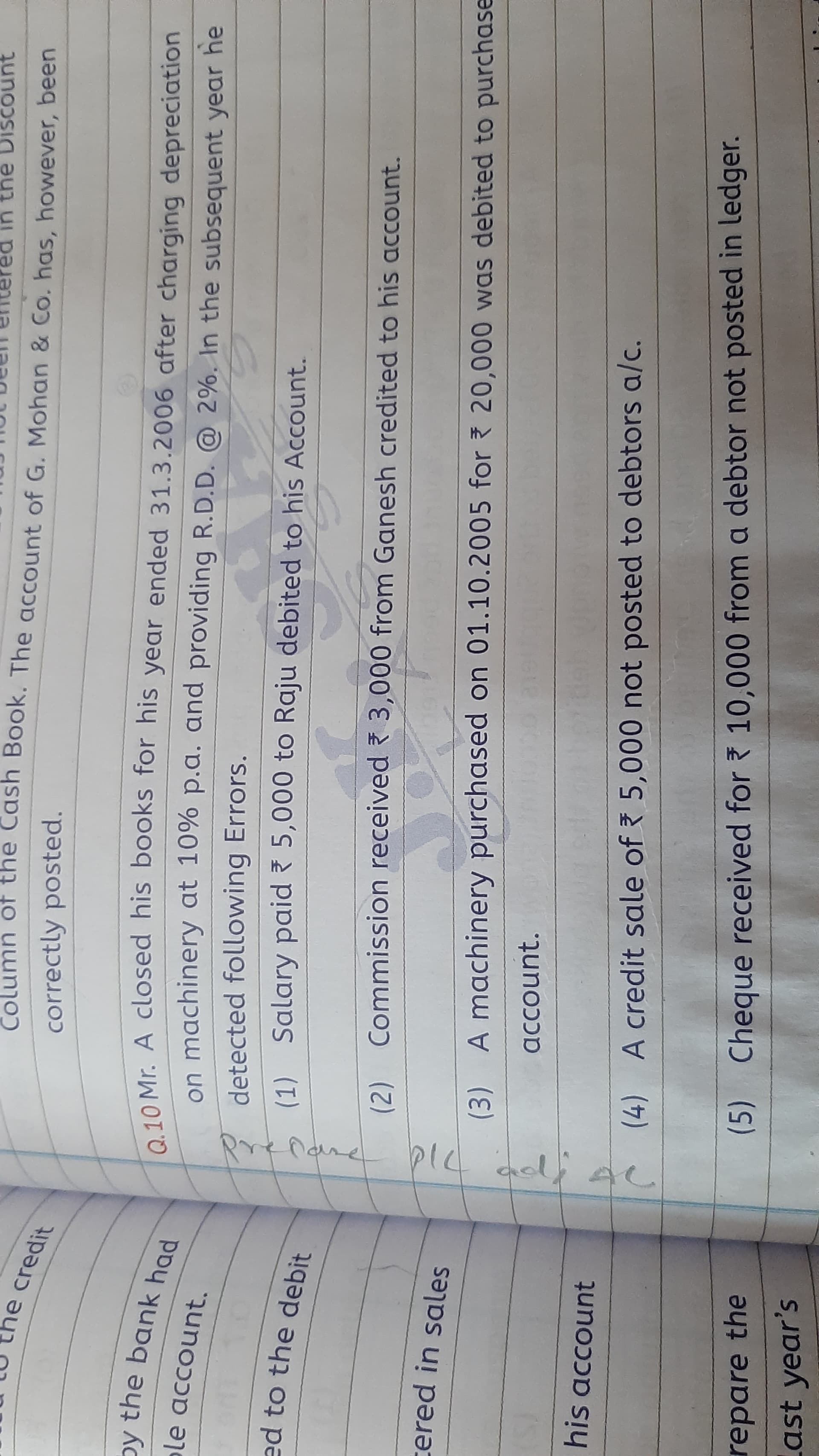 Image attached to the doubt: Solution
